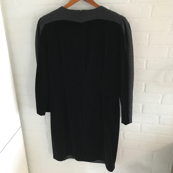 Louis Feraud Black and Gray Dress - Picture 6 of 8